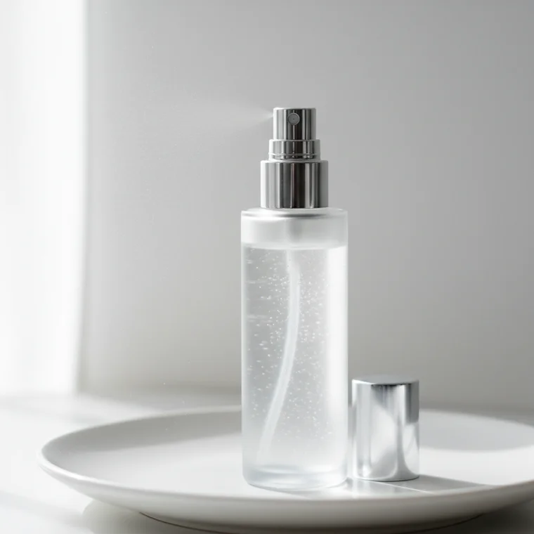 Kobieta poprawiająca makijaż nosa, problem ważenia się podkładu na nosie po 4 godzinach, widoczne pory i strefa T w makijażu