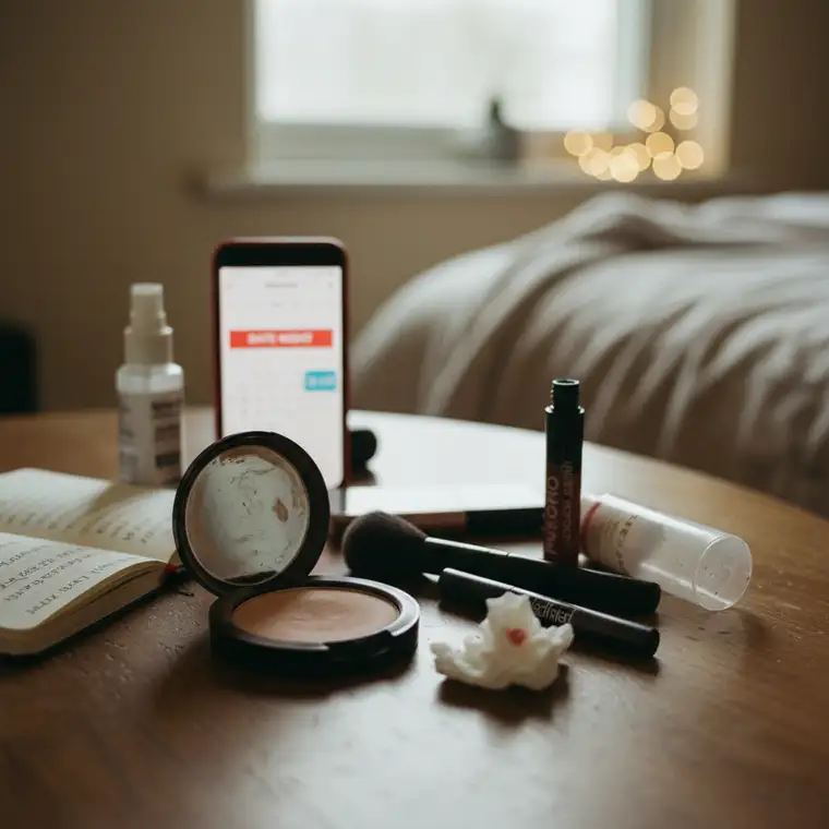 Jak szybko uratować zbyt mocno napudrowaną twarz przed randką