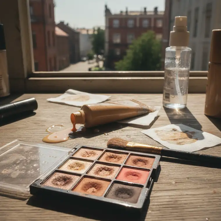 Jak zatrzymać rolowanie cieni do powiek latem w Polsce