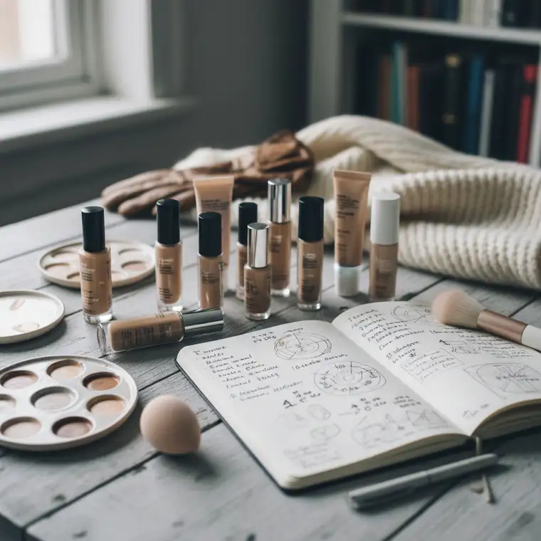 Jak dobrać kolor podkładu do bladej cery zimą w świetle dziennym