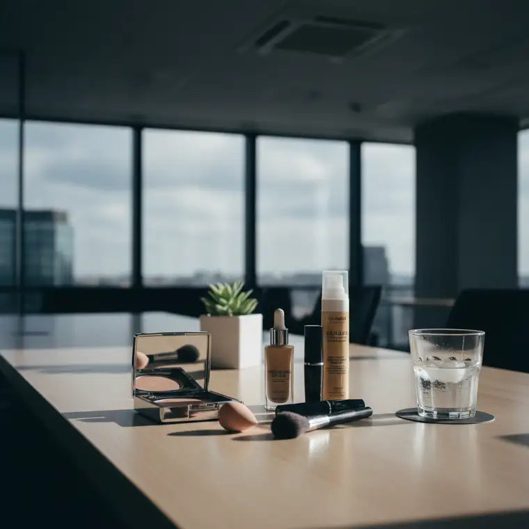 Trwały makijaż dzienny do pracy w klimatyzowanym biurze