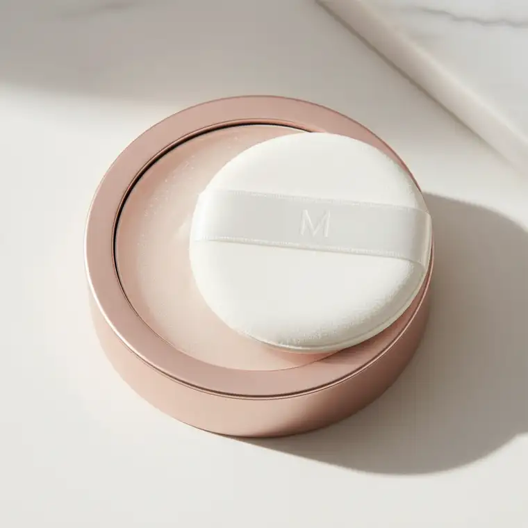 Kobieta po 40 wykonuje liftingujący makijaż dla cery dojrzałej, rozświetlając twarz i unosząc rysy, by uzyskać młodzieńczy wygląd