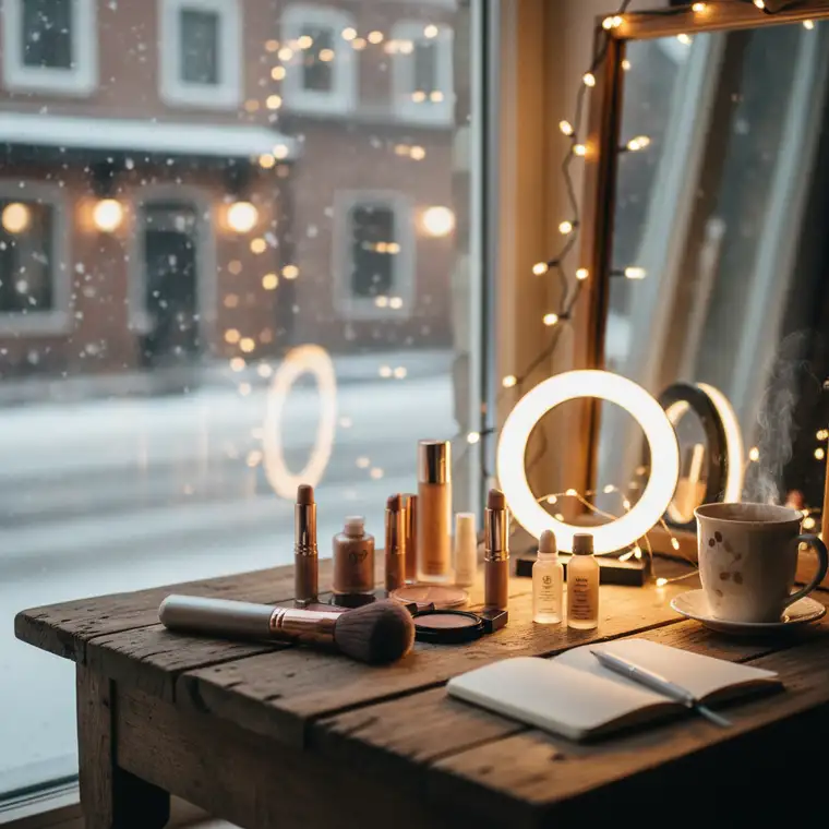 Jak stworzyć rozświetlony makijaż na randkę w zimowy wieczór